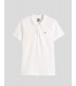 CAMISETA TOMMY JEANS FLAG PATCH SLIM POLO  ECRU