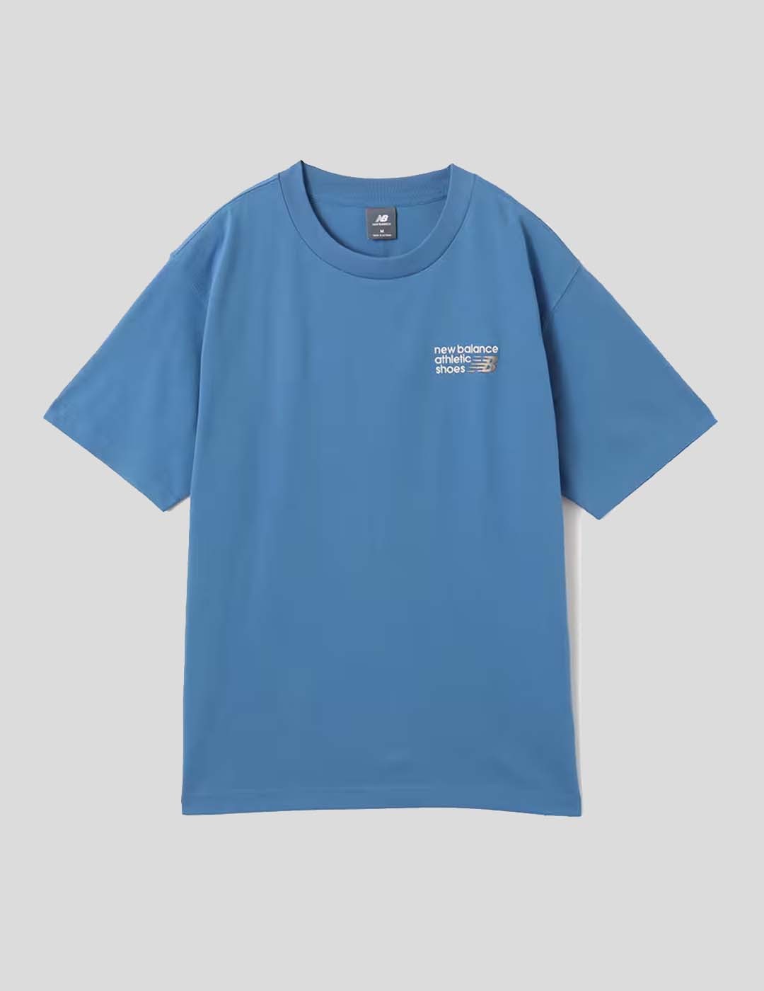 CAMISETA NEW BALANCE ATHLETICS PREMIUM LOGO TEE  SEA STONE