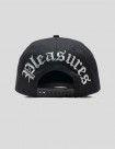 GORRA PLEASURES THROWBACK SNAPBACK  BLACK