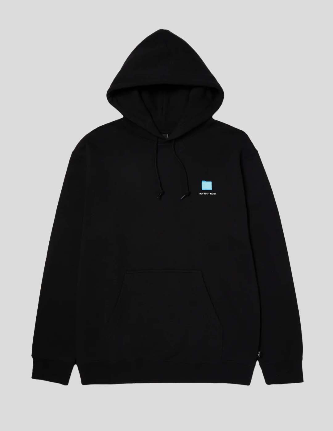 SUDADERA HUF DESKTOP P-O HOODIE   BLACK