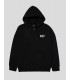 SUDADERA HUF HUF SET CLASSIC LOGO F-Z HOODIE   BLACK