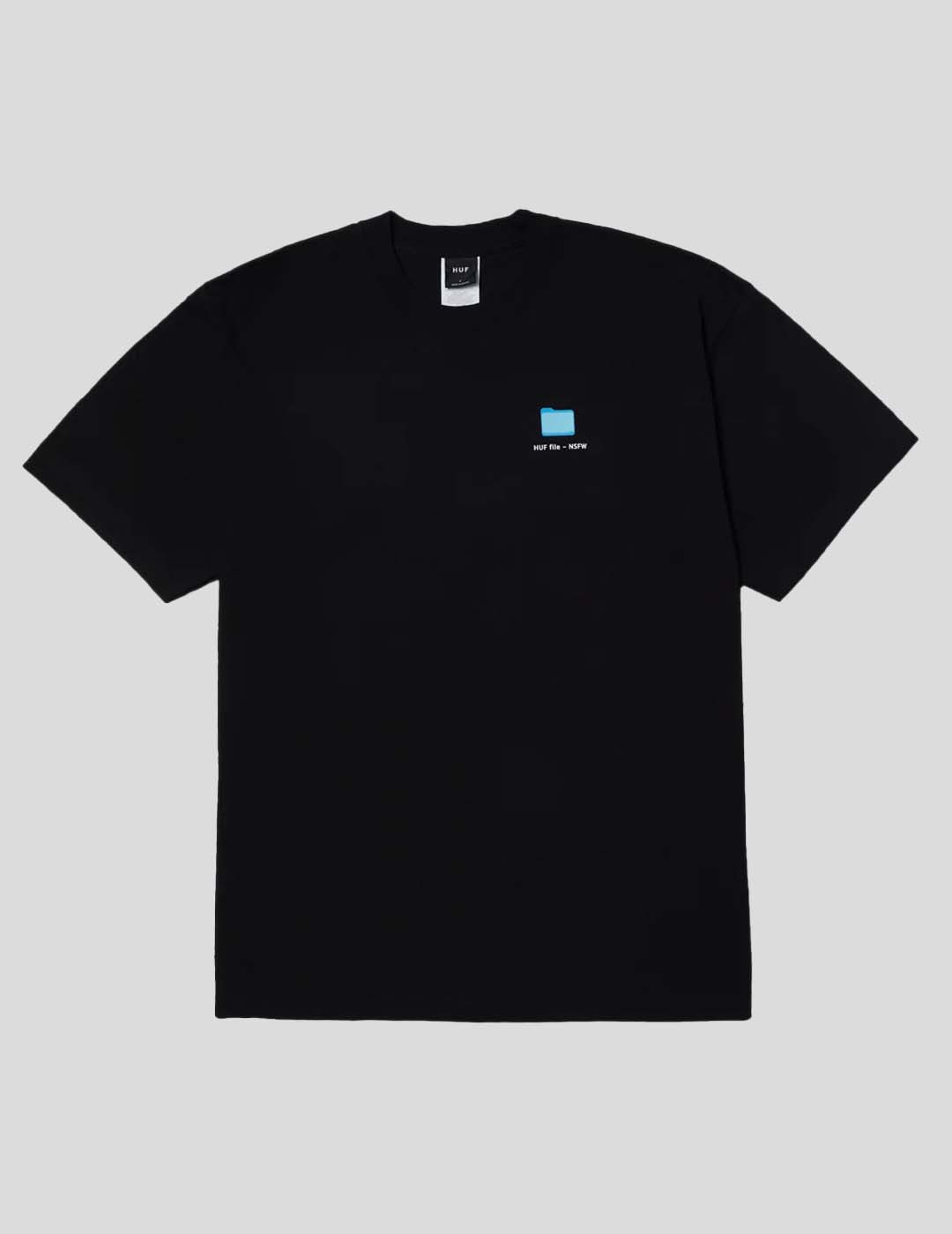 CAMISETA HUF DESKTOP S-S TEE  BLACK