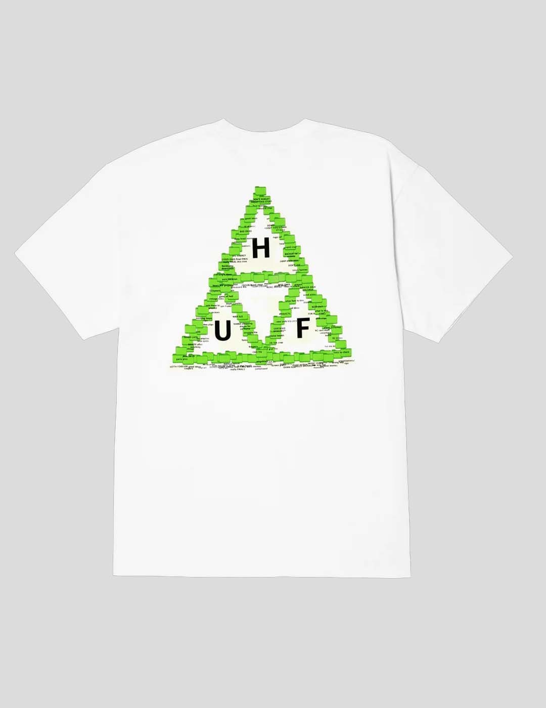 CAMISETA HUF DESKTOP S-S TEE  WHITE