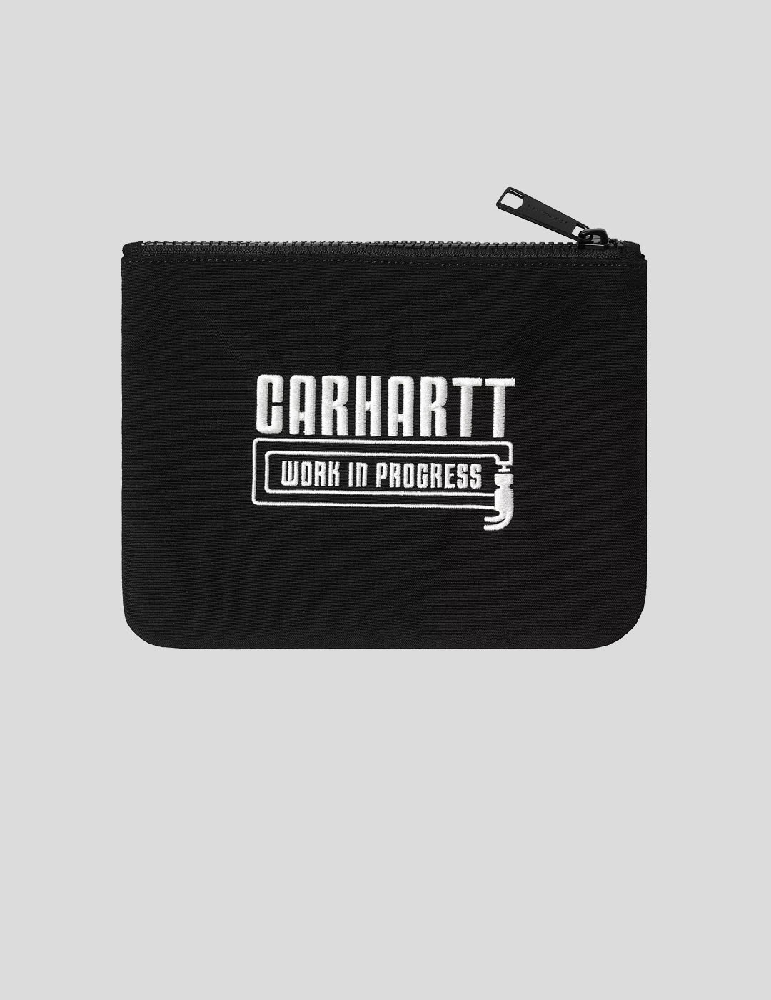 MONEDERO CARHARTT WIP  INDUSTRY ZIP WALLET   BLACK 