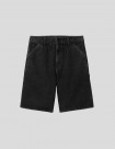 SHORTS CARHARTT WIP  SINGLE KNEE SHORT  BLACK STONE 