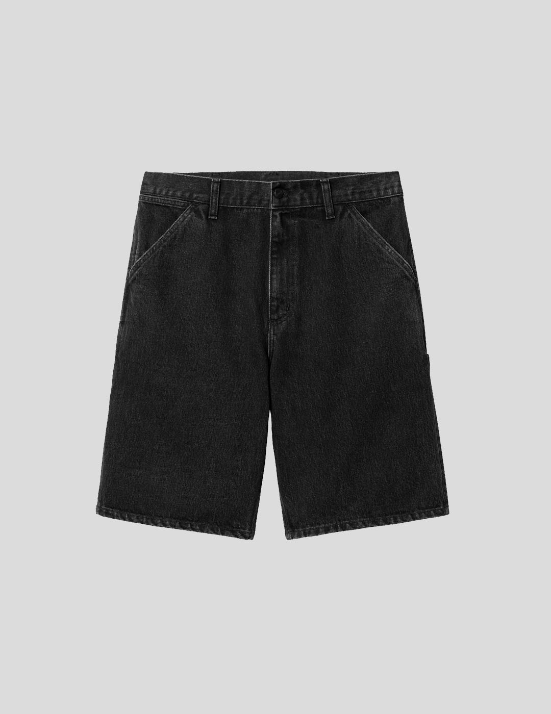 SHORTS CARHARTT WIP  SINGLE KNEE SHORT  BLACK STONE 