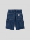SHORTS CARHARTT WIP  SINGLE KNEE SHORT  BLUE STONE