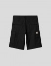 SHORTS CARHARTT WIP  REGULAR CARGO SHORT  BLACK RINSED