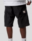 SHORTS CARHARTT WIP  REGULAR CARGO SHORT  BLACK RINSED