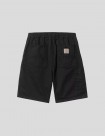 SHORTS CARHARTT WIP  FLINT SHORT  BLACK GARMENT