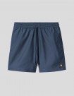 BAÑADOR CARHARTT WIP  CHASE SWIM TRUNKS  DUSKY BLUE-GOLD