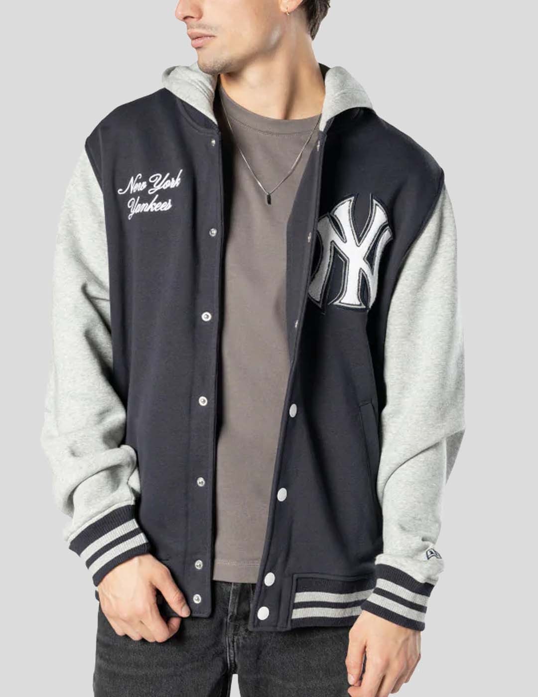 CHAQUETA NEW ERA NY YANKEES MLB THROWBACK PREP   NAVY