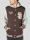 CHAQUETA NEW ERA SAN DIEGO PADRES MLB THROWBACK PREP  BROWN