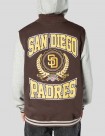 CHAQUETA NEW ERA SAN DIEGO PADRES MLB THROWBACK PREP  BROWN