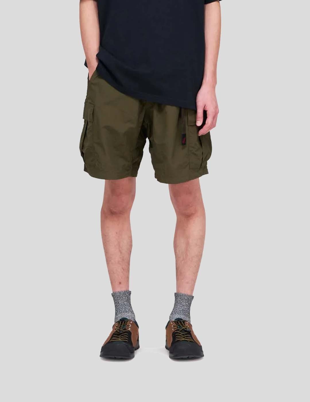 SHORTS GRAMICCI NYLON EXPLORER CARGO SHORT  DEEP OLIVE