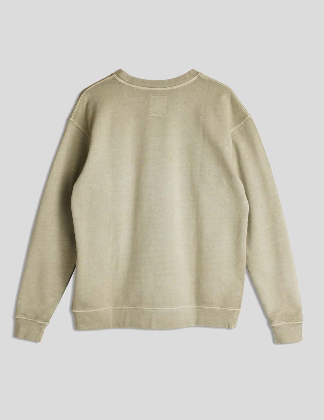 SUDADERA KAVU CORE CREW  OLIVE