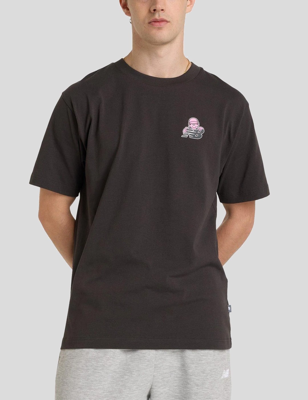 CAMISETA NEW BALANCE FACE OKA SPORT TEE  BLACK