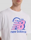CAMISETA NEW BALANCE FACE OKA SMILE TEE  WHITE