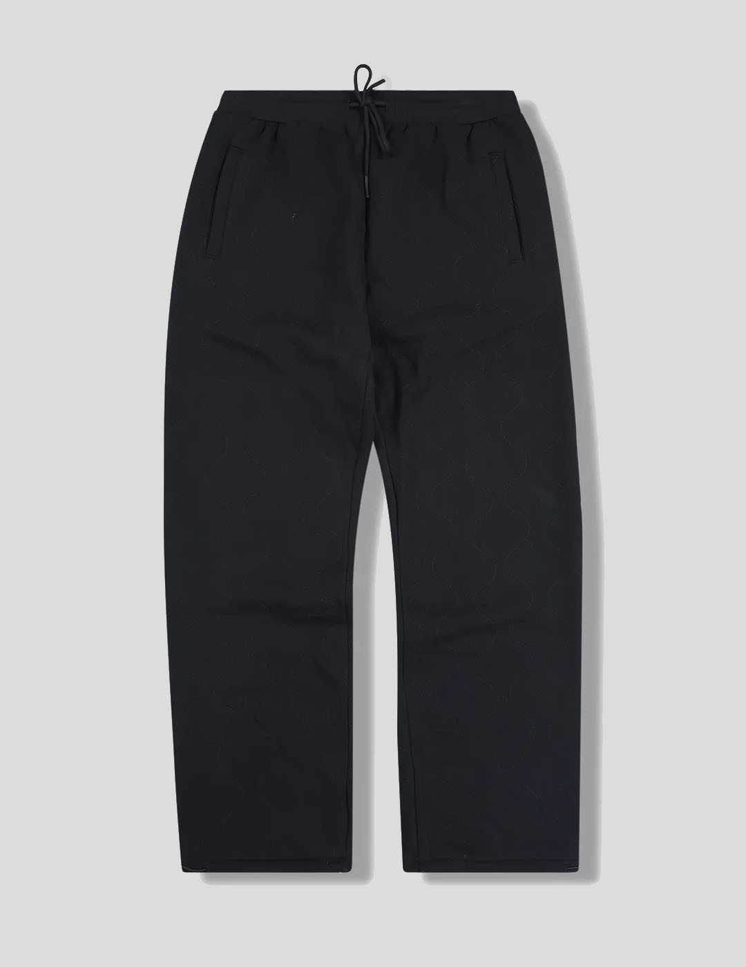 GORRA PLEASURES WAVE QUILTED EASY PANTS  BLACK