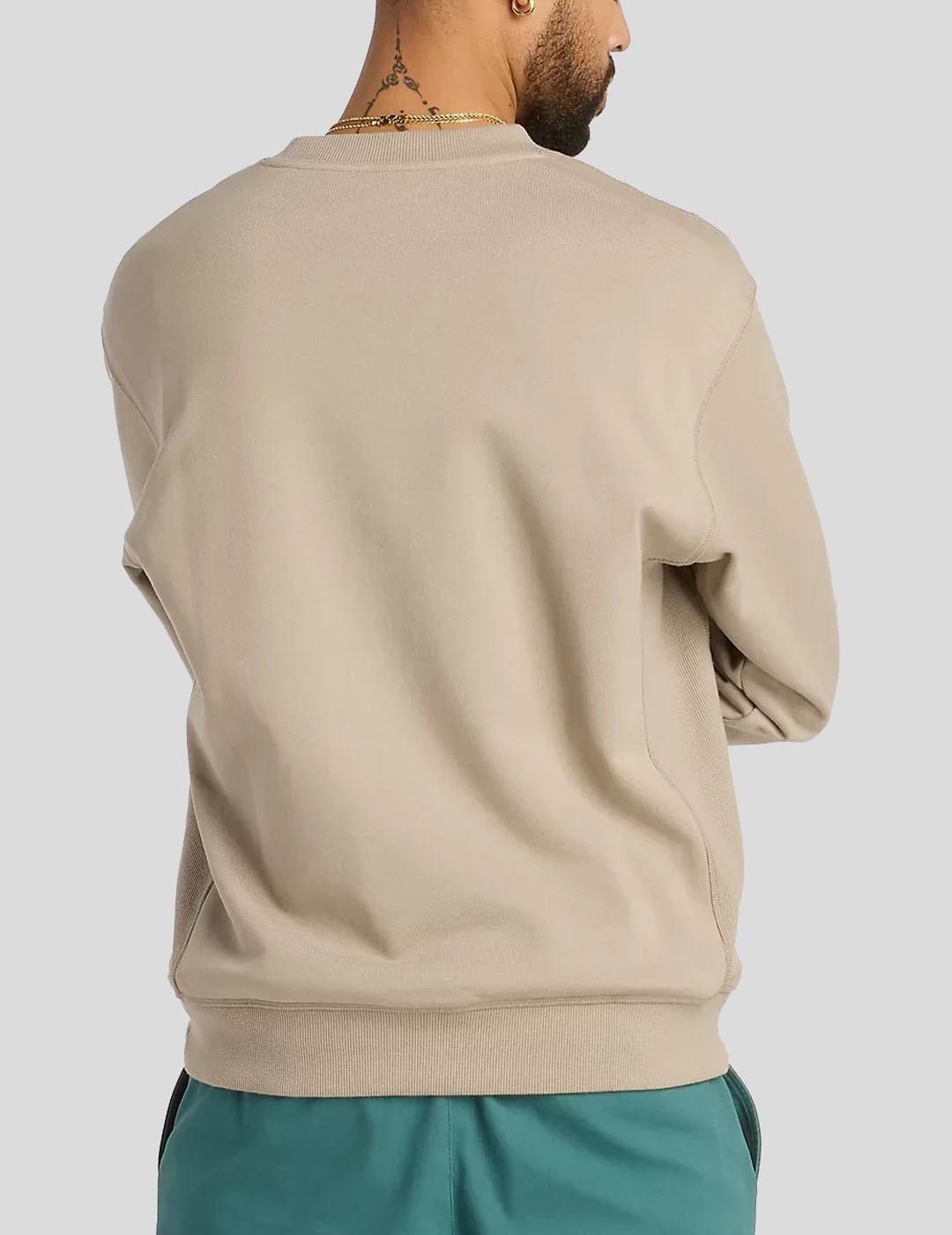 SUDADERA NEW BALANCE NUMERIC FRENCH TERRY CREW  ARID STONE