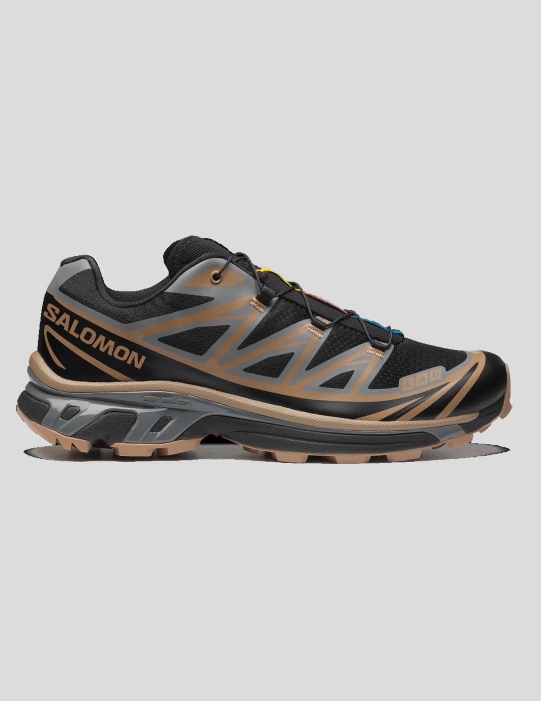 ZAPATILLAS SALOMON XT-6   BLACK-PORTABELLA-PEWTER