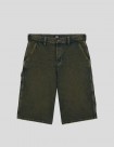 SHORTS DICKIES LOOSE DENIM PAINTER SHORT   GREEN TAUPE