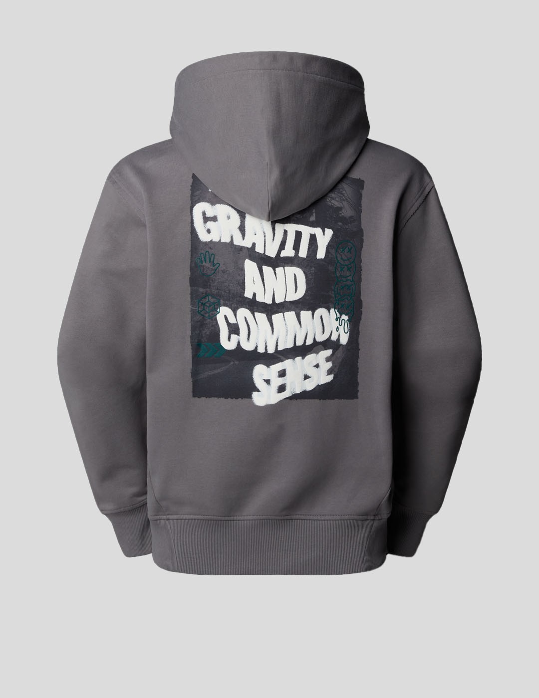 SUDADERA THE NORTH FACE HERITAGE GRAPHIC RELAXED HOODIE  SMOKED PEARL