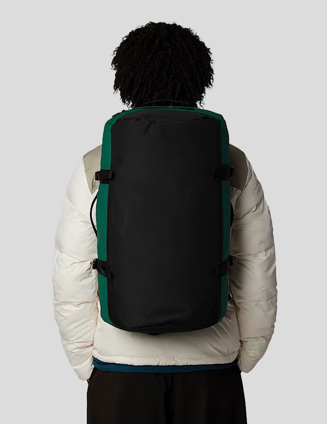MOCHILA THE NORTH FACE BASE CAMP DUFFEL - S  EVERGREEN-TNF BLACK