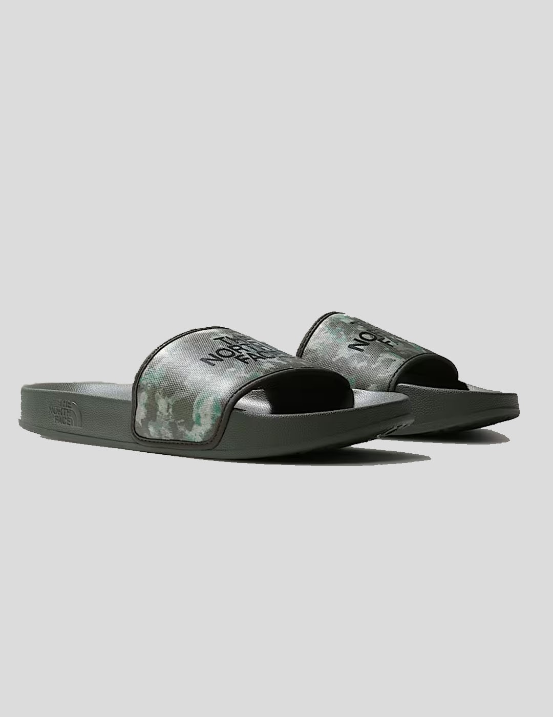 CHANCLAS THE NORTH FACE BASE CAMP SLIDE III  MILITARY OLIVE STIPPLED CAMO PRINT-TNF BLACK