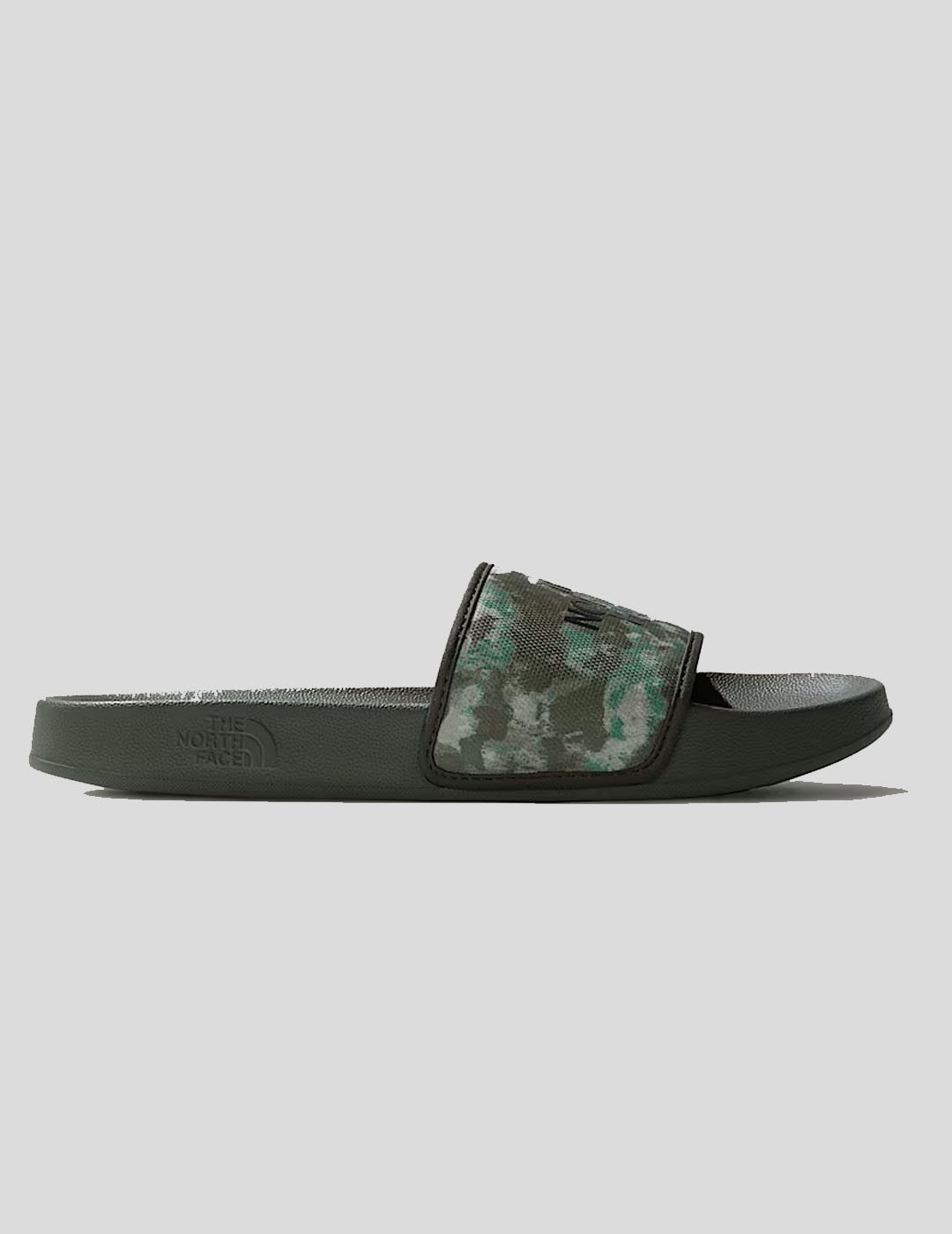 CHANCLAS THE NORTH FACE BASE CAMP SLIDE III  MILITARY OLIVE STIPPLED CAMO PRINT-TNF BLACK