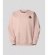 SUDADERA THE NORTH FACE MOUNTAIN CLEANUP OVERSIZED CREW  PINK MOSS