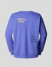 SUDADERA THE NORTH FACE MOUNTAIN CLEANUP OVERSIZED CREW  VIRTUAL BLUE