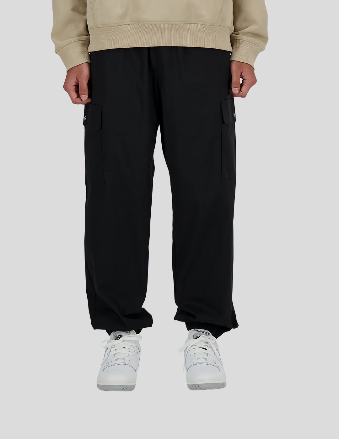 PANTALÓN NEW BALANCE TWILL CARGO JOGGER   BLACK
