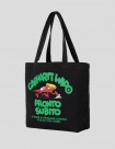 MOCHILA CARHARTT WIP  CANVAS GRAPHIC TOTE   BLACK