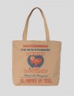 MOCHILA CARHARTT WIP  CANVAS GRAPHIC TOTE   DUSTY BROWN