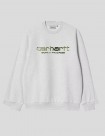 SUDADERA CARHARTT WIP  SOLAR CHROME SWEAT  ASH HEATHER