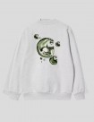SUDADERA CARHARTT WIP  SOLAR CHROME SWEAT  ASH HEATHER