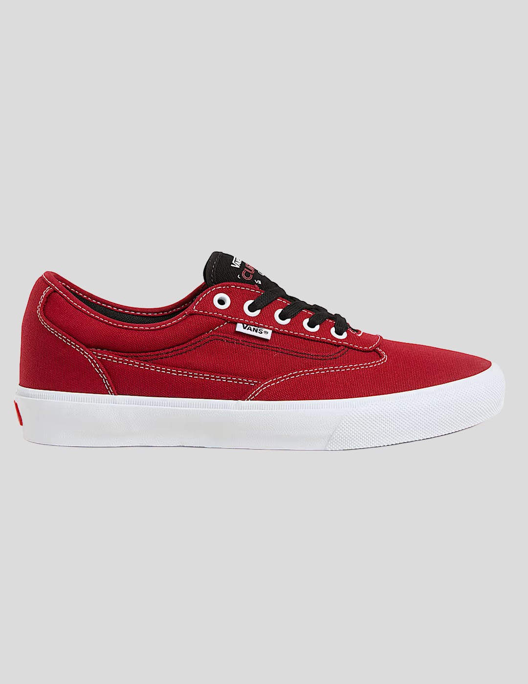 ZAPATILLAS VANS  SKATE CURREN CAPLES  RED-WHITE