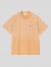 CAMISETA CARHARTT WIP  HUDSON POCKET TEE  DUSTY HAMILTON BROWN CHALK WASH