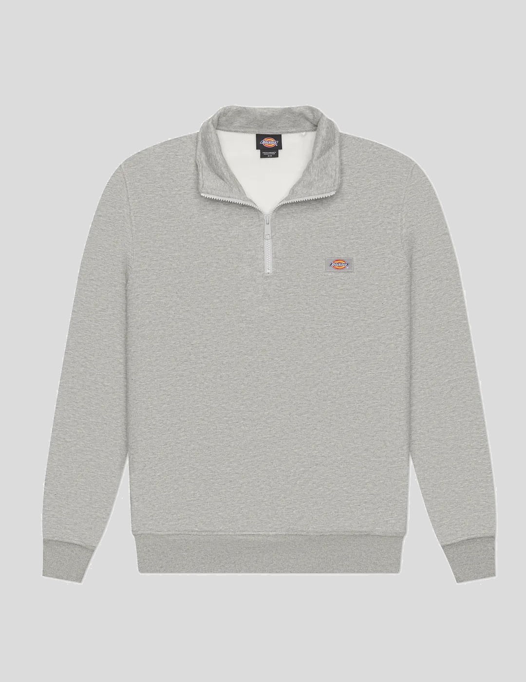SUDADERA DICKIES OAKPORT QUARTER ZIP  HEATHER GREY
