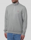 SUDADERA DICKIES OAKPORT QUARTER ZIP  HEATHER GREY