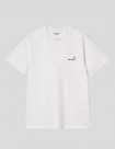 CAMISETA CARHARTT WIP  AMERICAN SCRIPT TEE  ASH HEATHER 