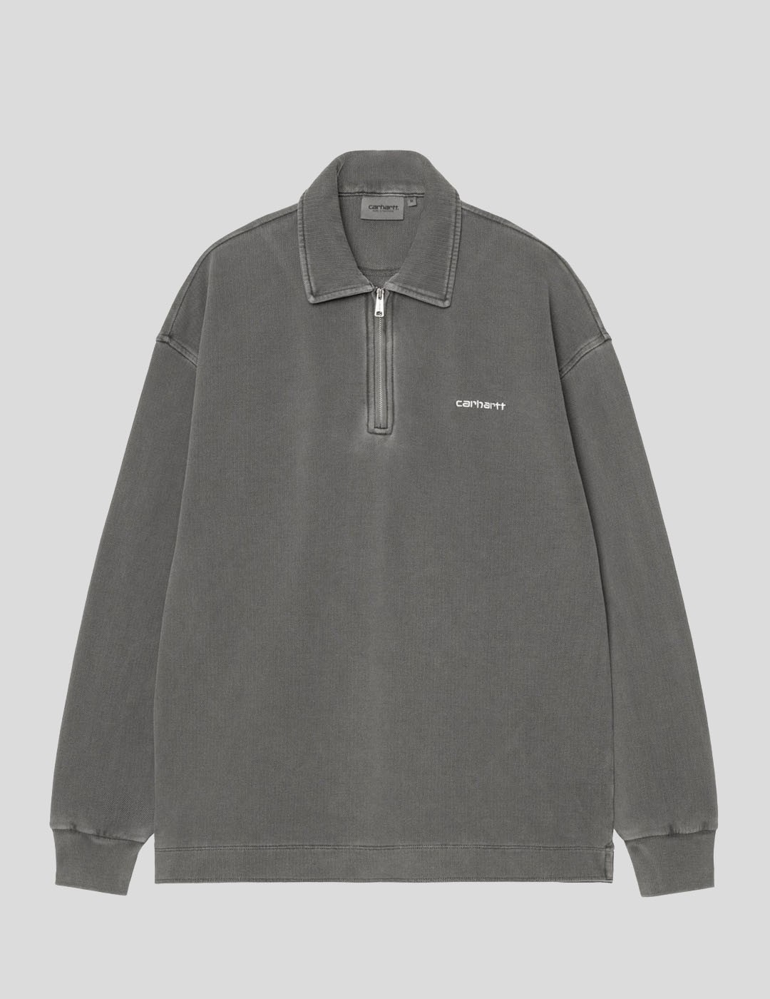 SUDADERA CARHARTT WIP  PIQUÉ SCRIPT SWEAT  BLACK