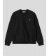 SUDADERA CARHARTT WIP  AMERICAN SCRIPT SWEATSHIRT  BLACK