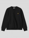 SUDADERA CARHARTT WIP  AMERICAN SCRIPT SWEATSHIRT  BLACK