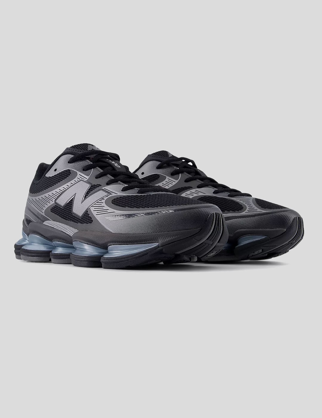 ZAPATILLAS NEW BALANCE ABZORB 2000  BLACK-DARK SILVER METALLIC-LIGHT CHROME BLUE