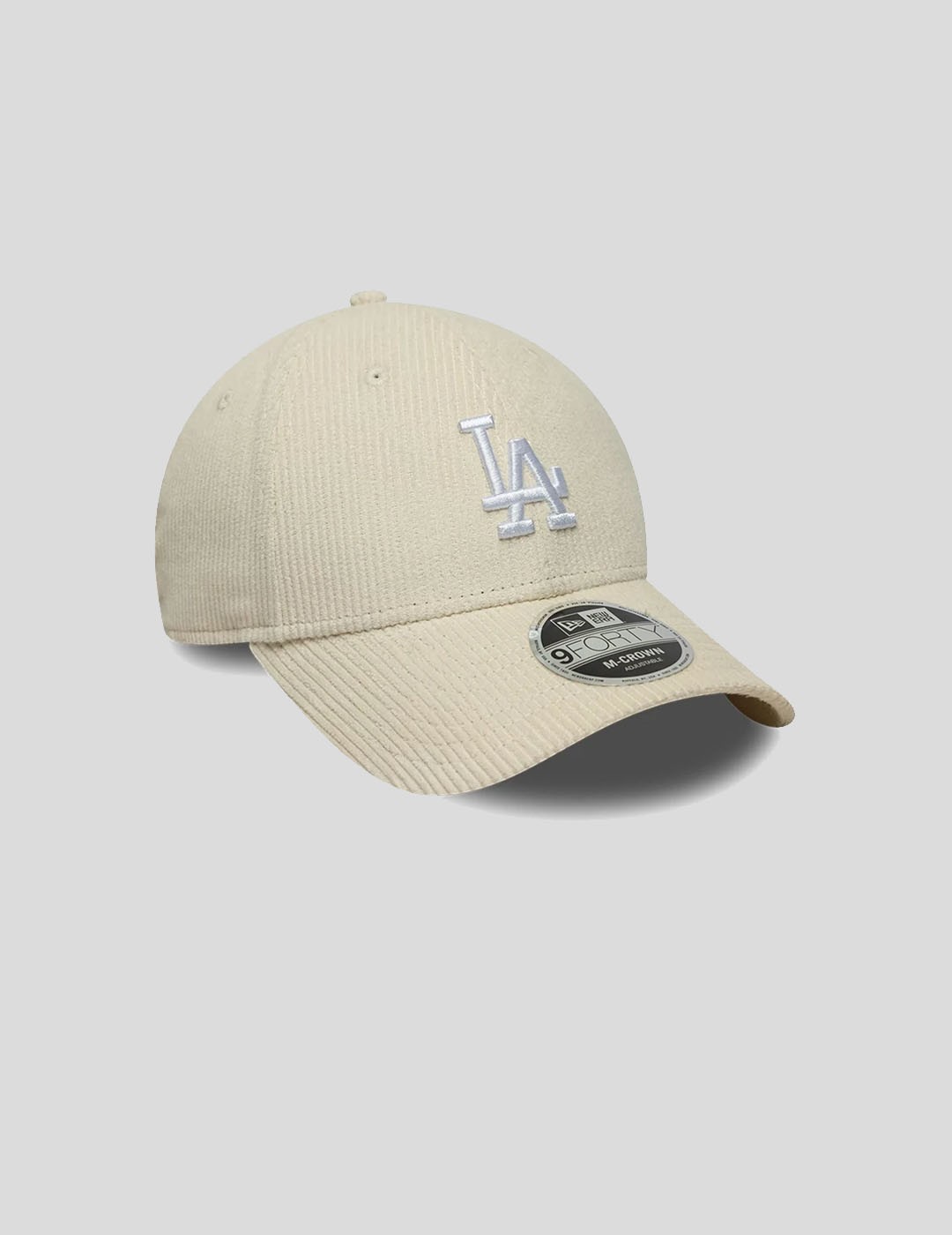 GORRA NEW ERA LA DODGERS CORD MLB 9FORTY  BEIGE