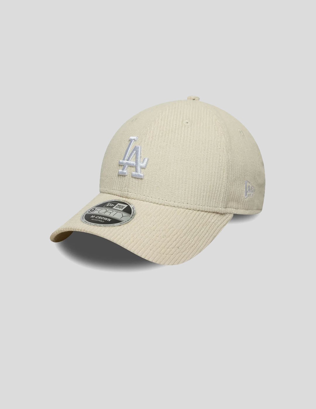 GORRA NEW ERA LA DODGERS CORD MLB 9FORTY  BEIGE
