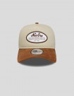 GORRA NEW ERA NE OVAL PATCH SUEDE TRUCKER 9FORTY  CREAM