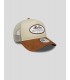 GORRA NEW ERA NE OVAL PATCH SUEDE TRUCKER 9FORTY  CREAM